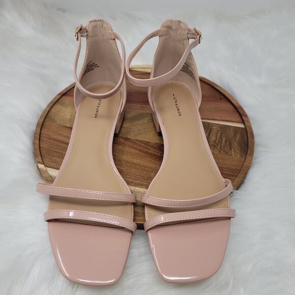 14th & Union Jemma Pink Summer Casual Sandal 1" Heels 8M New W/ Inperfections - Picture 6 of 8